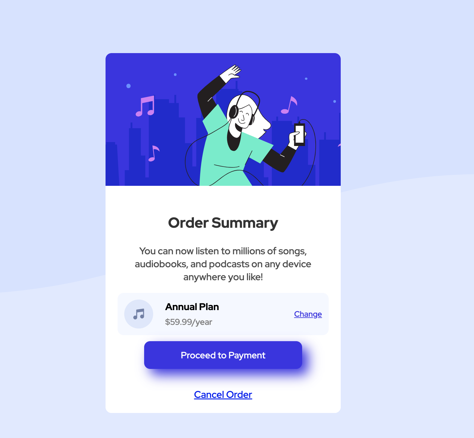 order summary app